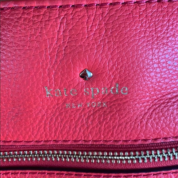 Kate Spade cobble leather coral bag - Picture 4 of 8